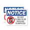 Signmission Do Not Climb In Or Around Dumpster Sign With Symbol, 7 in W x Rectangle, Vinyl Decal OS-2PACK-NS-D-57-L-11095 - alternate 1